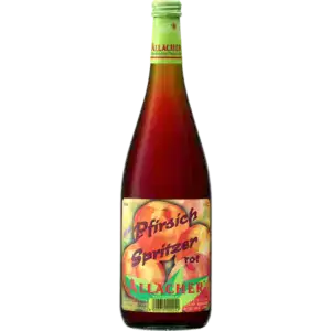 Foto für Allacher Pfirsich Spritzer rot Flasche (1 Liter)