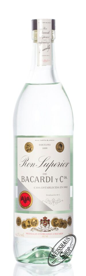 Foto für Bacardi 44,5% Heritage Superior Flasche (0,7 Liter)