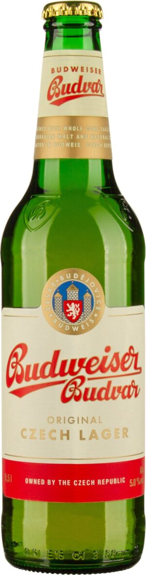 Foto für Budweiser Kiste (20 Flaschen à 0,5 Liter)