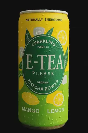 Foto für E-Tea Matcha Mango Lemon Tray (24 Dosen à 0,25 Liter)