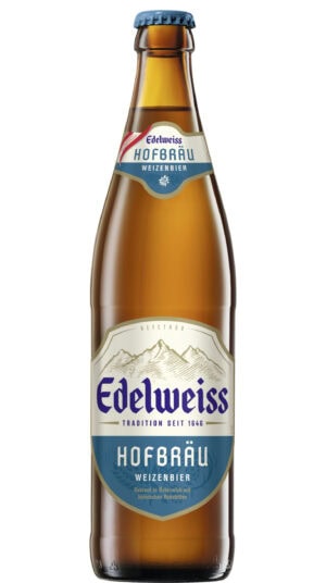 Foto für Edelweiss Hofbräu Kiste (20 Flaschen à 0,5 Liter)