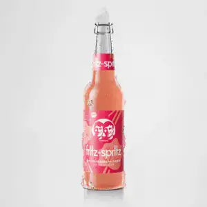 Foto für Fritz Spritz Rhabarber Bio Kiste (24 Flaschen à 0,33 Liter)