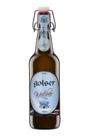Foto für Golser Weißbier Bio Kiste (20 Bügelflaschen à 0,5 Liter)
