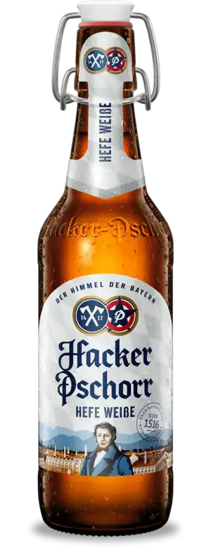 Foto für Hacker Pschorr Hefe Weiße Kiste (20 Bügelflaschen à 0,5 Liter)