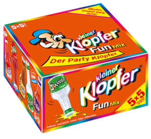 Foto für Kleiner Klopfer Fun Mix Karton (25 Flaschen à 0,02 Liter)