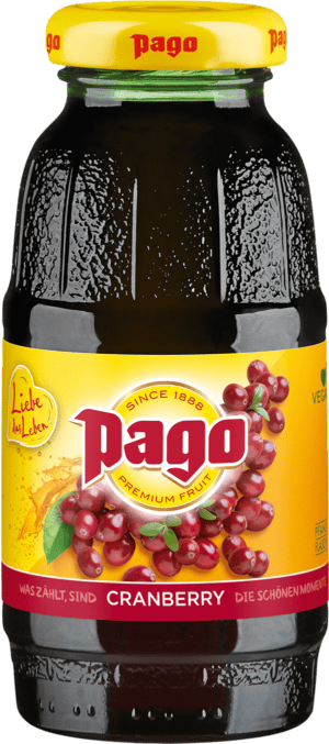 Foto für Pago Cranberry Kiste (24 Flaschen à 0,2 Liter)