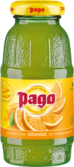 Foto für Pago Orange Kiste (24 Flaschen à 0,2 Liter)