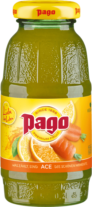 Foto für Pago Plus ACE Kiste (24 Flaschen à 0,2 Liter)