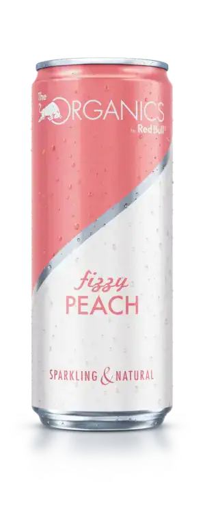 Foto für Red Bull Organics Fizzy Peach Tray (24 Dosen à 0,33 Liter)