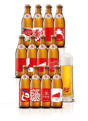 Foto für Stiegl Goldbräu ‚Braukunst‘ Kiste (24 Poolflasche à 0,33 Liter)