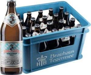 Foto für Tegernseer hell Kiste (20 Flaschen à 0,5 Liter)