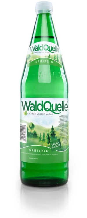 Foto für Waldquelle spritzig Kiste (12 Flaschen à 1 Liter)