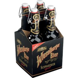Foto für Wieselburger Schwarzbier BV Kiste (4 x 4 Bügelflaschen à 0,5 Liter)